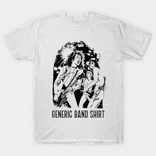 Generic Band Shirt / Humorous Music Gift Design T-Shirt